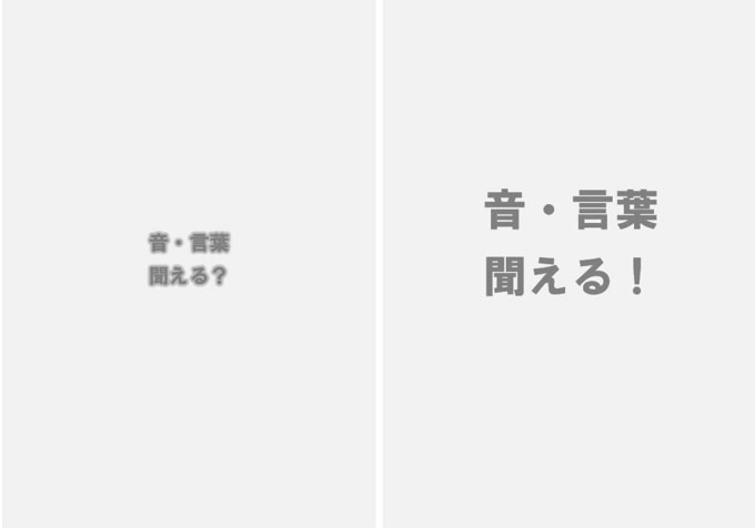 音や言葉が大きくなりました、更に音質を調整してぼやけた音をハッキリさせましょう。